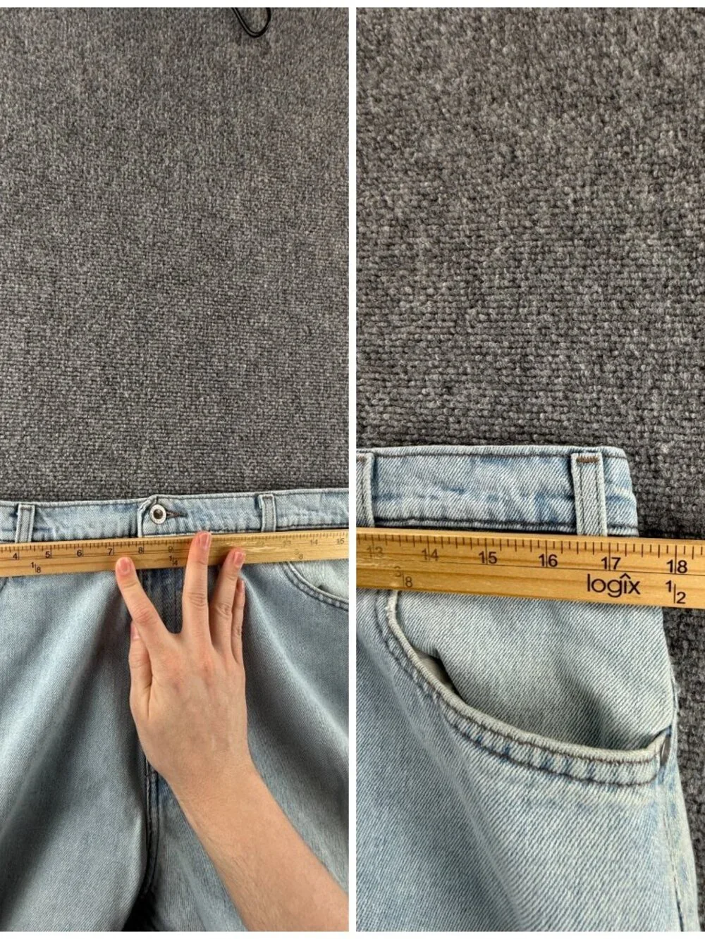 VTG Levi's Silver Tab Blue Jeans Unisex Denim Loose Fit Cotton Y2K ACTL 34x31.5